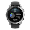 VOGTIME-MONTRES-fēnix® E – 47 mm, AMOLED  Acier Silver avec bracelet en silicone graphite - 010-03025-00