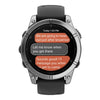 VOGTIME-MONTRES-fēnix® E – 47 mm, AMOLED  Acier Silver avec bracelet en silicone graphite - 010-03025-00