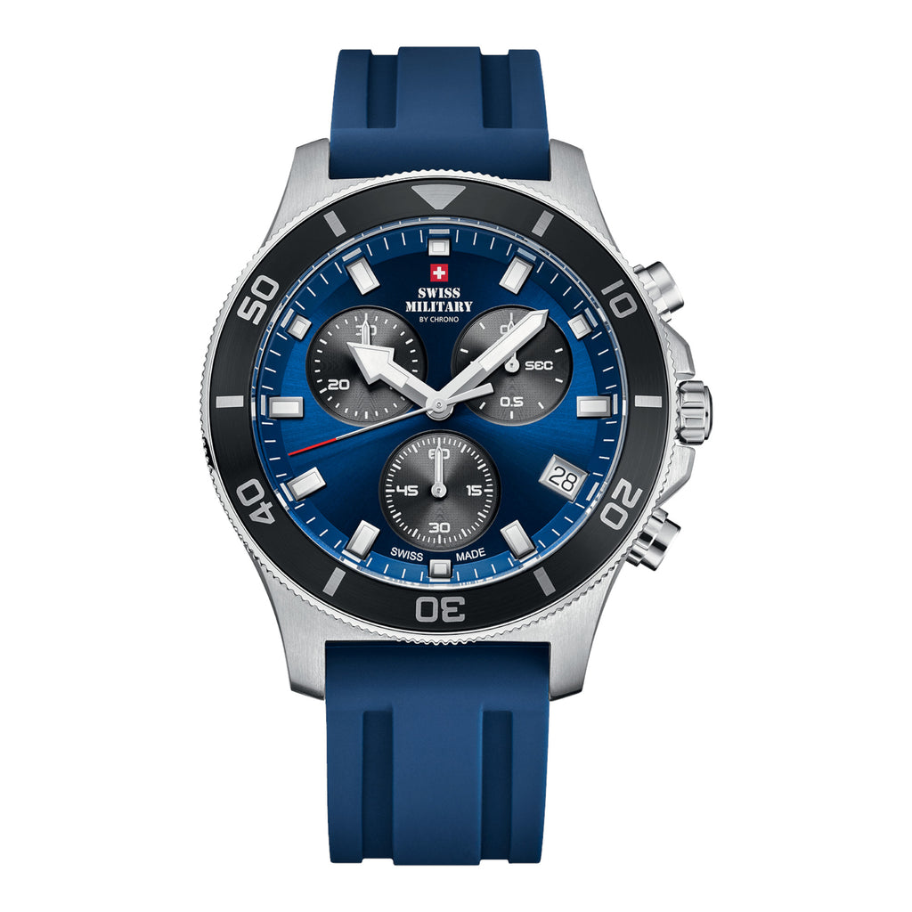 VOGTIME-SWISS-MILITART-BY-CHRONO-QUARTZ CHRONOGRAPH WATCHES - SM34067.08
