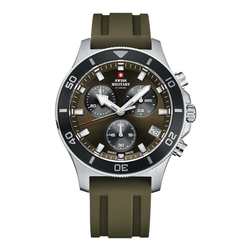 VOGTIME-SWISS-MILITART-BY-CHRONO-QUARTZ CHRONOGRAPH WATCHES - SM34067.09