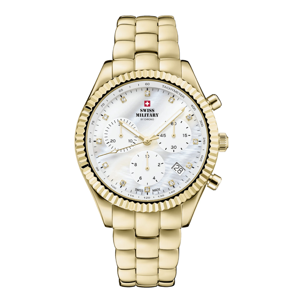 VOGTIME-SWISS-MILITARY-BY-CHRONO-QUARTZ CHRONOGRAPH WATCHES - SM30207.03