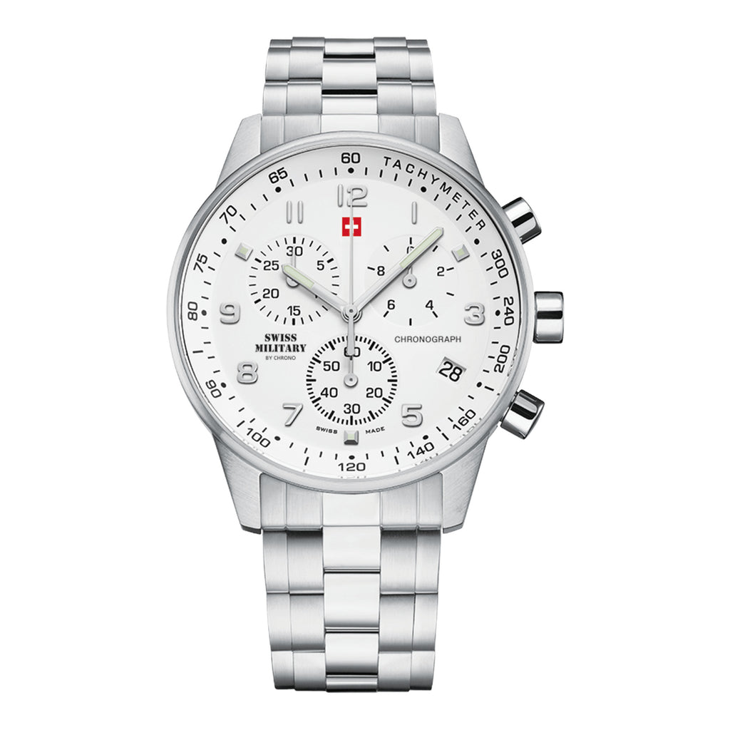 VOGTIME-SWISS-MILITARY-BY-CHRONO-QUARTZ CHRONOGRAPH WATCHES - SM34012.02