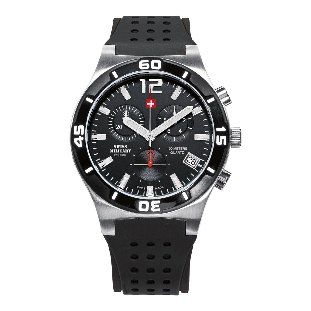 VOGTIME-SWISS-MILITARY-BY-CHRONO-QUARTZ CHRONOGRAPH WATCHES - SM34015.05