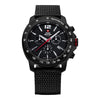 VOGTIME-SWISS-MILITARY-BY-CHRONO-QUARTZ CHRONOGRAPH WATCHES - SM34033.06
