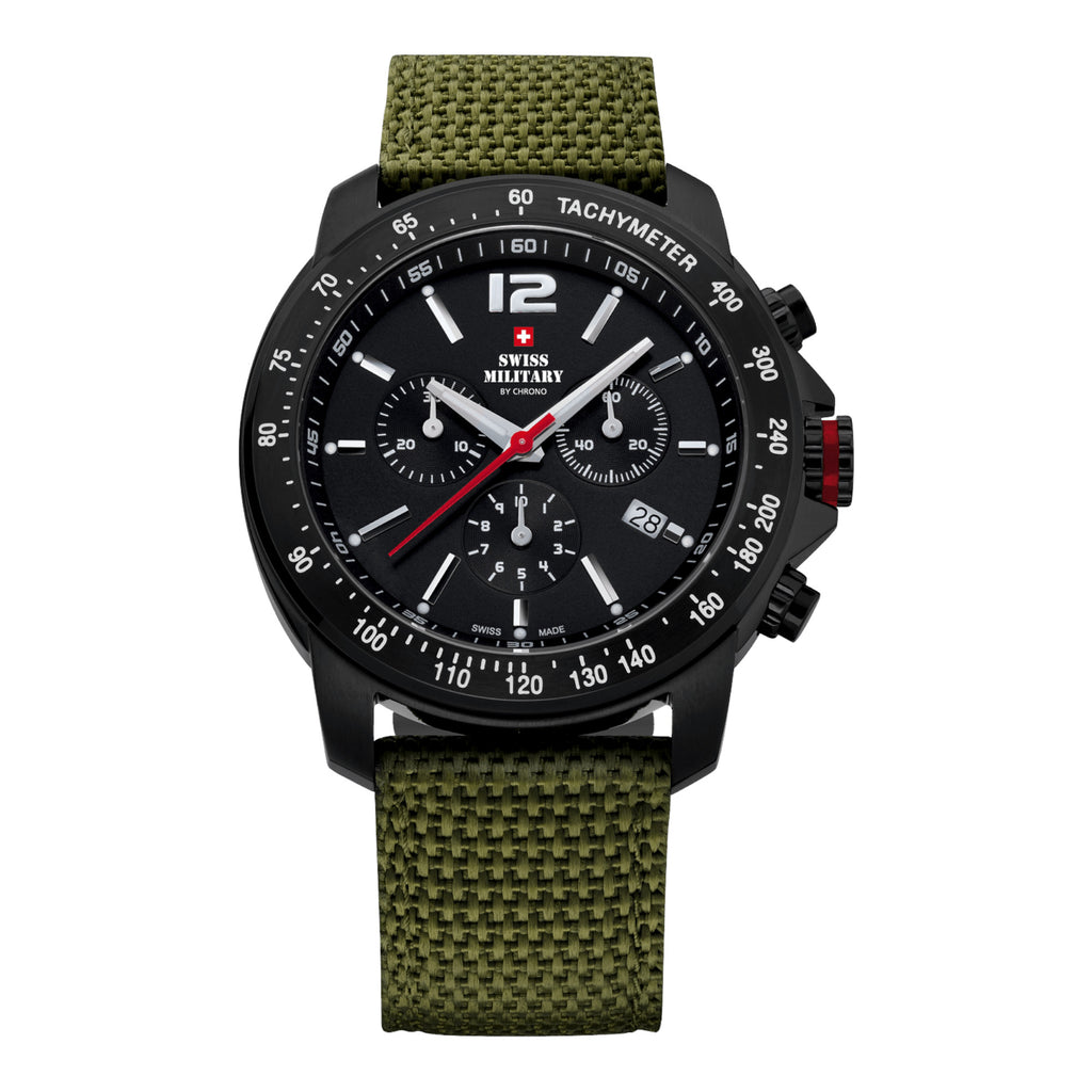 VOGTIME-SWISS-MILITARY-BY-CHRONO-QUARTZ CHRONOGRAPH WATCHES - SM34033.07
