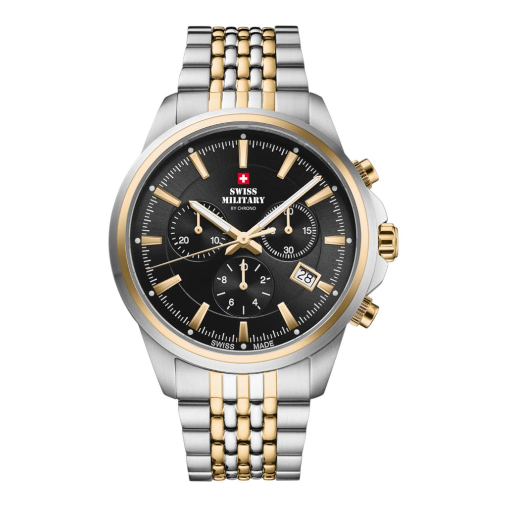 VOGTIME-SWISS-MILITARY-BY-CHRONO-QUARTZ CHRONOGRAPH WATCHES - SM34107.05