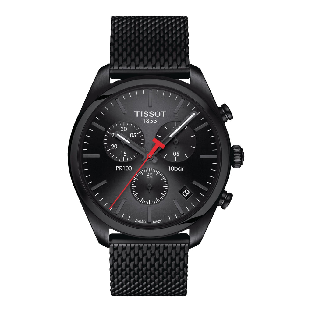 VOGTIME-TISSOT-Montres PR 100 CHRONOGRAPH - 41 mm -T101.417.33.051.00