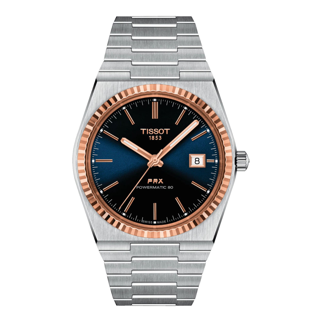 VOGTIME-TISSOT-PRX POWERMATIC 80 STEEL & 18K GOLD - T931.407.41.041.00