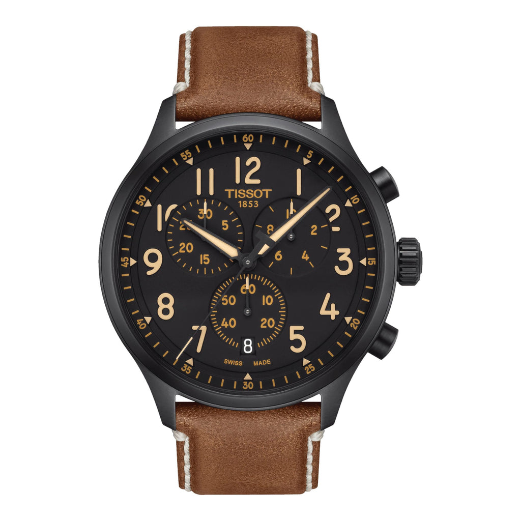 VOGTIME-TISSOT -Montres CHRONO XL - 45 mm -Acier - T116.617.36.052.03