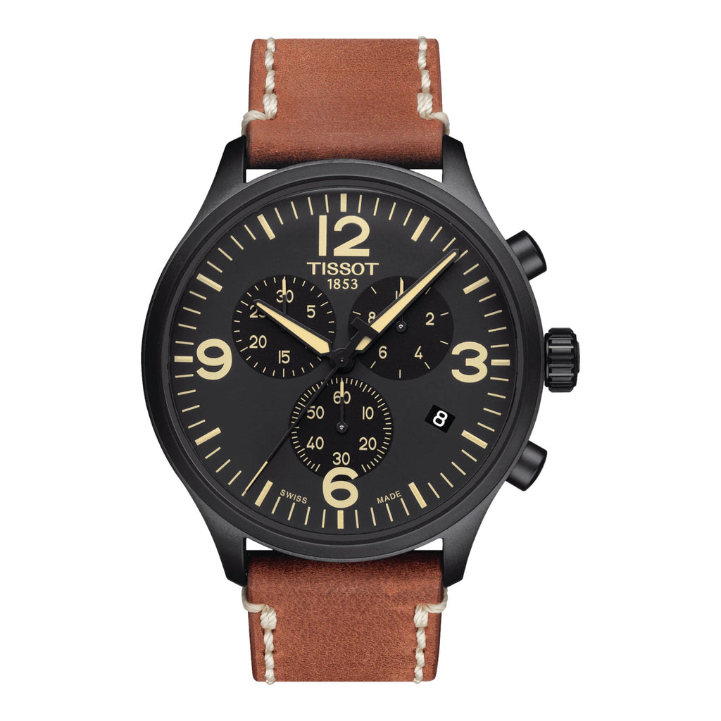 VOGTIME-TISSOT -Montres CHRONO XL - 45 mm -Acier - T116.617.36.057.00