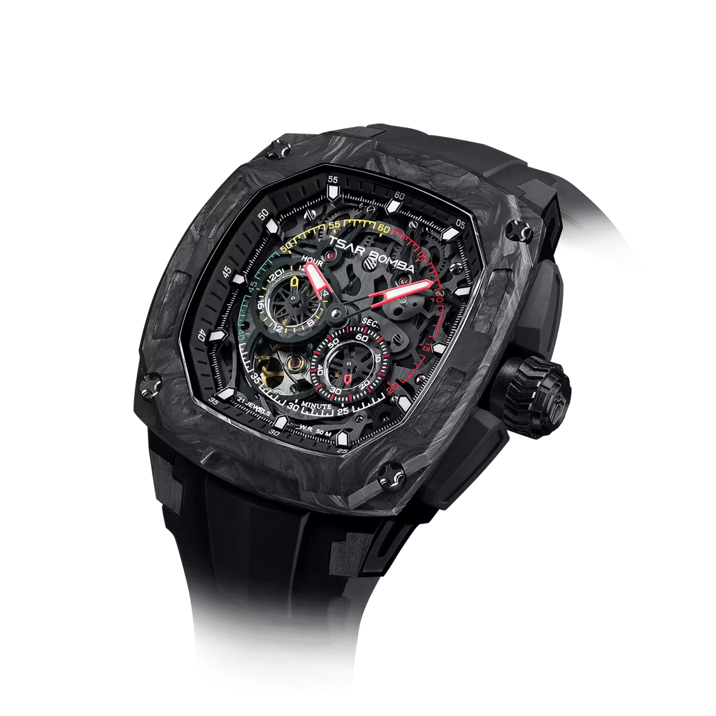 VOGTIME-TSAR-BOMBA-Dark Matter Series 1 - Interchangeable Automatic Watch - TB8601-01-Black Set