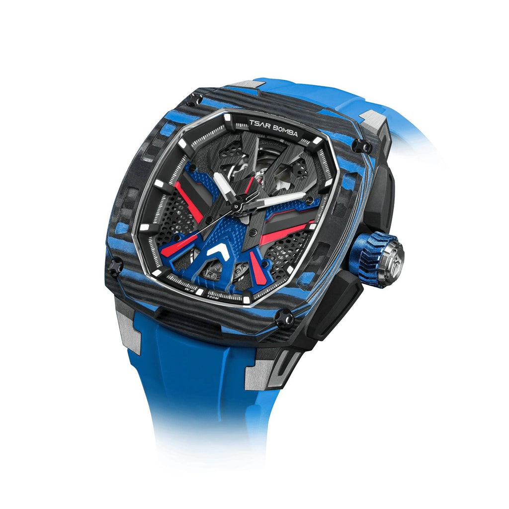 VOGTIME-TSAR-BOMBA-Dark Matter Series 3 - Interchangeable Automatic Watch - TB8603- Blue