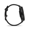 Venu® 3  Lunette Gray en acier inoxydable avec boîtier noir et bracelet en silicone noir - 010-02784-01