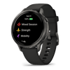 Venu® 4 - 41 mm  Gray avec Bracelet en silicone noir - 010-03013-02