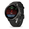 Venu® 4 - 41 mm  Gray avec Bracelet en silicone noir - 010-03013-02