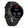 Venu® 4 - 41 mm  Gray avec Bracelet en silicone noir - 010-03013-02