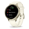 Venu® 4 - 41 mm  Lunar Gold avec bracelet en silicone ivoire - 010-03013-00