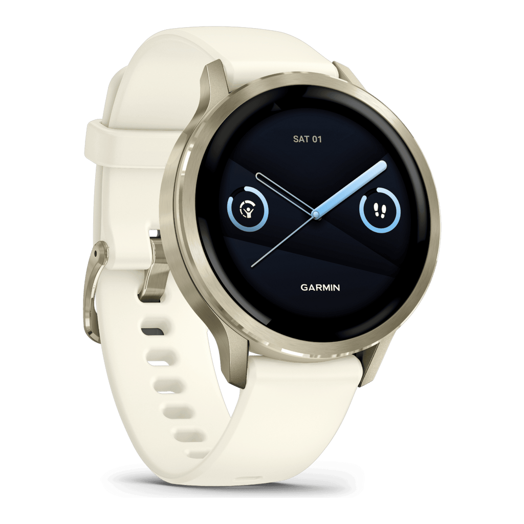 Venu® 4 - 41 mm  Lunar Gold avec bracelet en silicone ivoire - 010-03013-00
