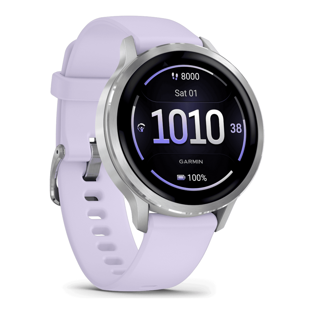 Venu® 4 - 41 mm  Silver avec bracelet en silicone pervenche - 010-03013-01