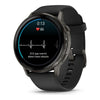 Venu® 4 - 45 mm  Gray avec Bracelet en silicone noir - 010-03014-00