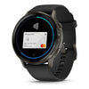 Venu® 4 - 45 mm  Gray avec Bracelet en silicone noir - 010-03014-00