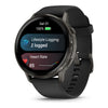 Venu® 4 - 45 mm  Gray avec Bracelet en silicone noir - 010-03014-00