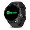 Venu® 4 - 45 mm  Gray avec Bracelet en silicone noir - 010-03014-00