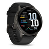 Venu® 4 - 45 mm  Gray avec Bracelet en silicone noir - 010-03014-00