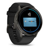Venu® 4 - 45 mm  Gray avec Bracelet en silicone noir - 010-03014-00