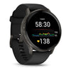 Venu® 4 - 45 mm  Gray avec Bracelet en silicone noir - 010-03014-00