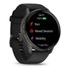 Venu® 4 - 45 mm  Gray avec Bracelet en silicone noir - 010-03014-00