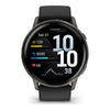 Venu® 4 - 45 mm  Gray avec Bracelet en silicone noir - 010-03014-00