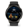 Venu® 4 - 45 mm  Gray avec Bracelet en silicone noir - 010-03014-00