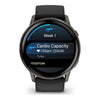 Venu® 4 - 45 mm  Gray avec Bracelet en silicone noir - 010-03014-00