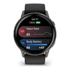 Venu® 4 - 45 mm  Gray avec Bracelet en silicone noir - 010-03014-00