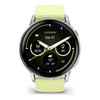 Venu® 4 - 45 mm  Silver avec bracelet en silicone jaune citron - 010-03014-02