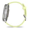 Venu® 4 - 45 mm  Silver avec bracelet en silicone jaune citron - 010-03014-02