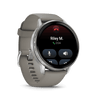Venu® 4 - 45 mm  Silver avec bracelet en silicone gris - 010-03014-01
