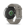 Venu® 4 - 45 mm  Silver avec bracelet en silicone gris - 010-03014-01