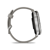 Venu® 4 - 45 mm  Silver avec bracelet en silicone gris - 010-03014-01