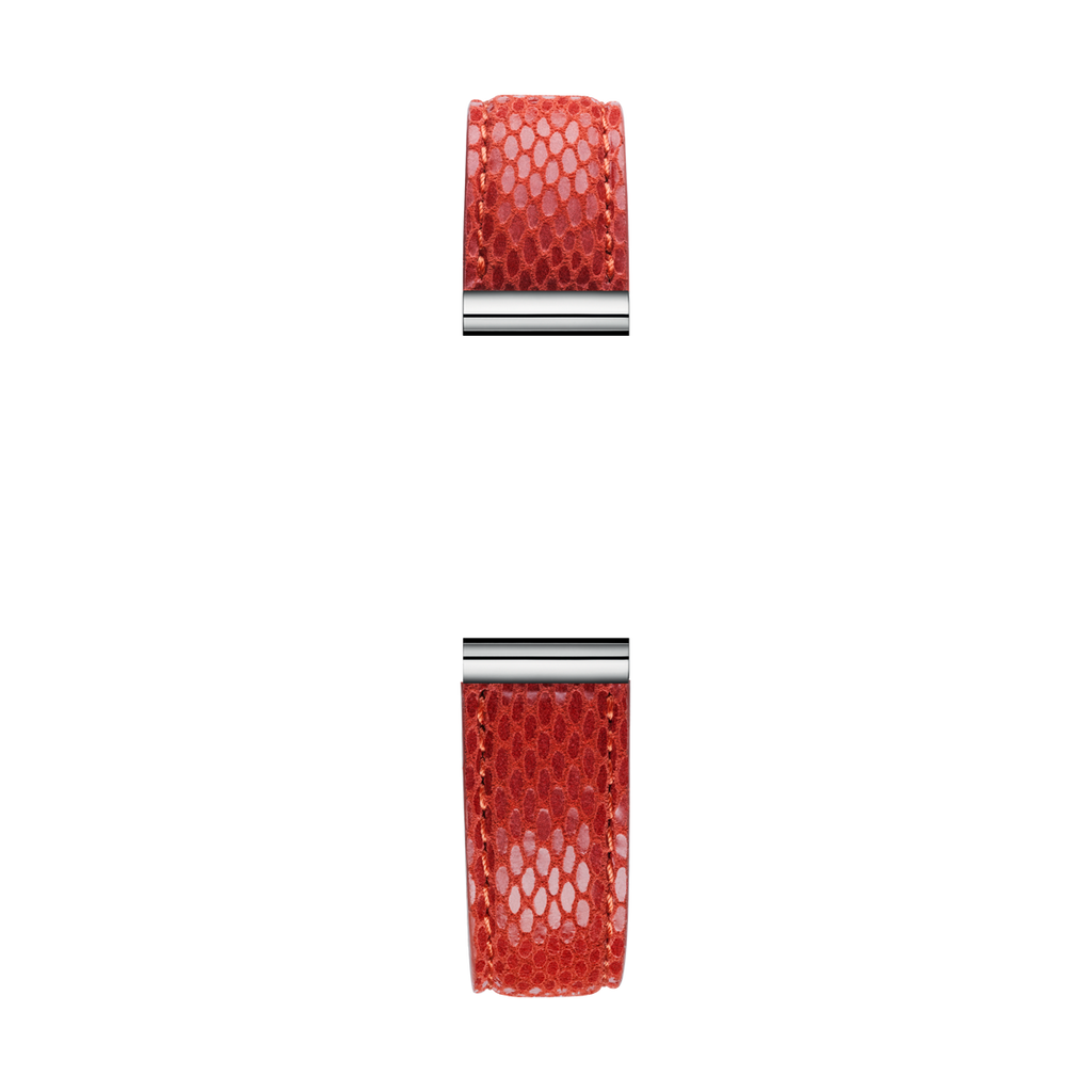 BRACELET GRAIN VIPERE SAUMON pour série Antares Interchangeables -  BRAC17048A115