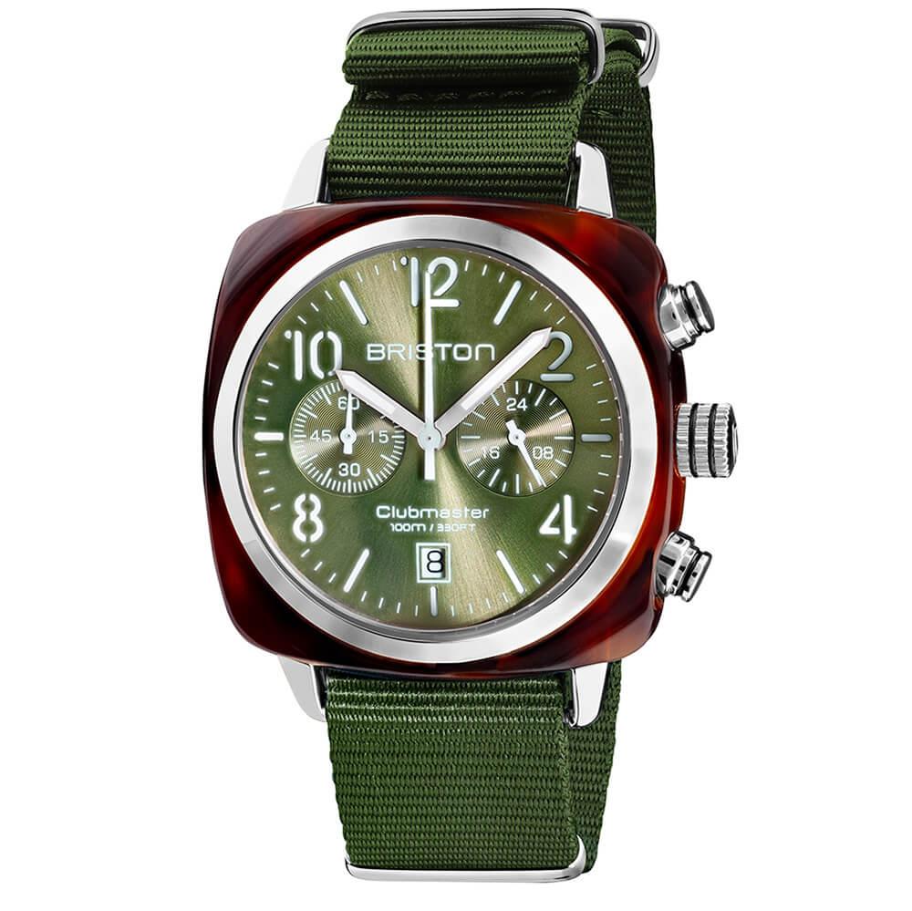 Clubmaster Classic Acétate – Vert Olive - 19140.SA.T.26.NOL