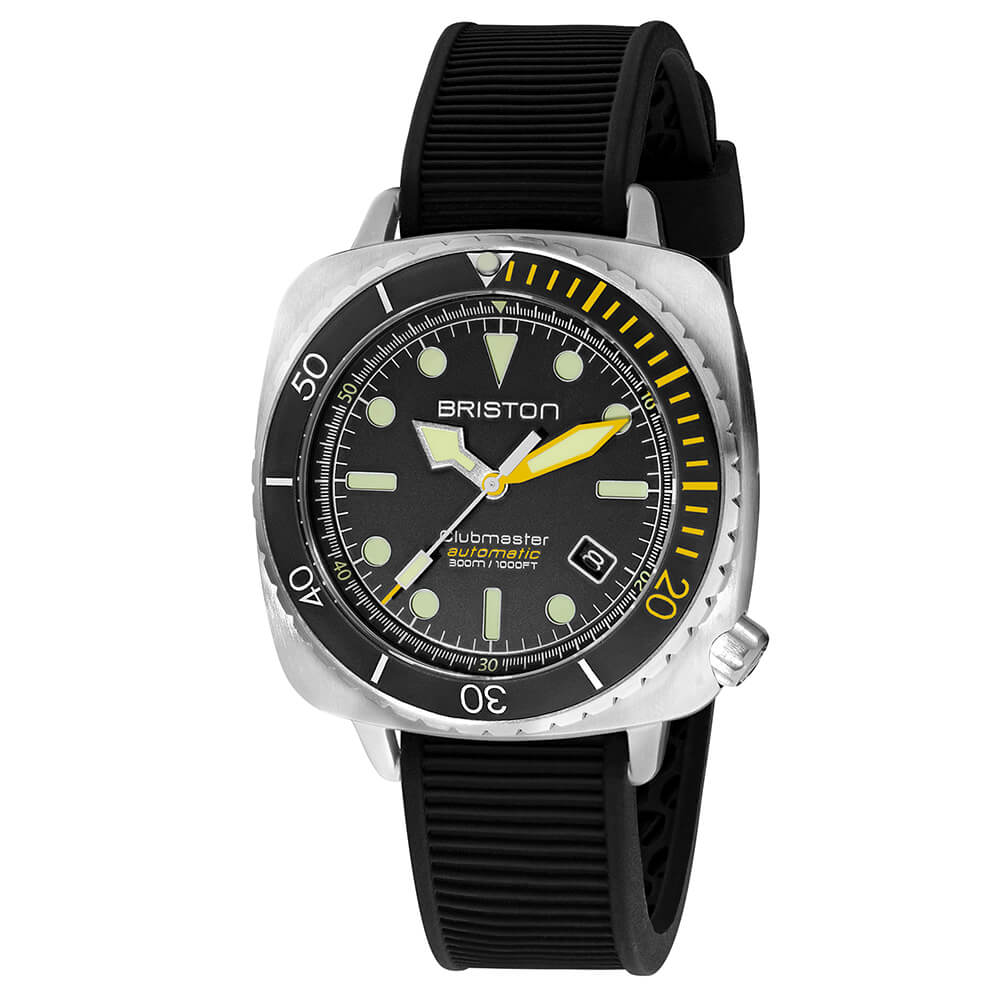 Clubmaster Diver Pro Acier – Jaune  - 20644.S.DP.34.RB