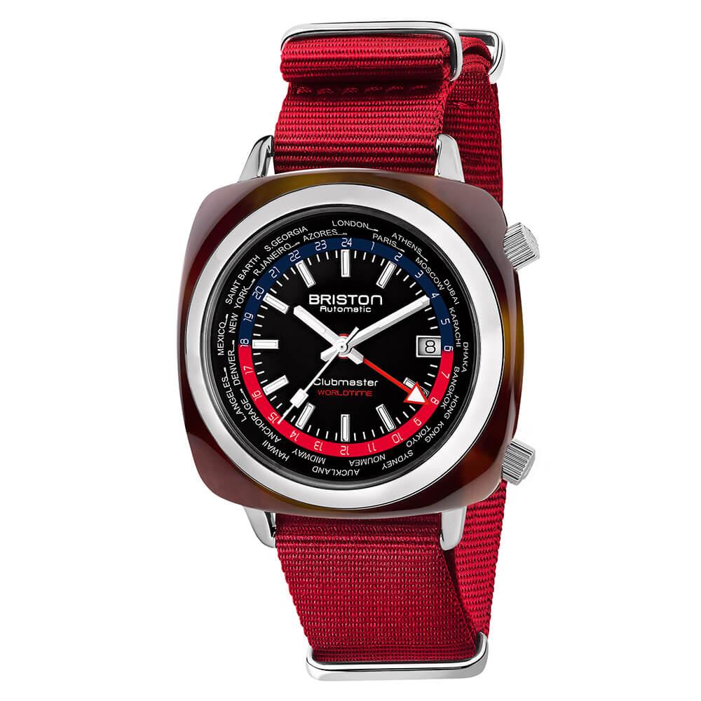 Clubmaster Traveler Worldtime Acétate – Rouge - 20842.SA.TW.P.NR