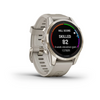 fēnix® 7S Pro Sapphire Solar Edition Light Gold avec bracelet beige sable - 010-02776-15