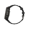 fēnix® 8 – 47 mm, Sapphire, Titane Carbon Gray DLC avec bracelet en silicone noir/gris galet - 010-02906-11