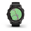 fēnix® 7 Pro Sapphire Solar Edition Titane avec revêtement en Carbon Gray DLC et bracelet noir - 010-02777-11