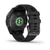 fēnix® 7 Pro Sapphire Solar Edition Titane avec revêtement en Carbon Gray DLC et bracelet noir - 010-02777-11