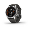 fēnix® 7S Pro Solar Edition Silver avec bracelet gris - 010-02776-01
