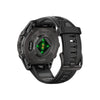 fēnix® 8 – 43 mm, AMOLED  Sapphire, Titane Carbon Gray DLC avec bracelet en silicone noir/gris galet - 010-02903-21